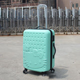 2in1 Travel Suitcase with Cosmetic Bag | Trolley Luggage with 360° Mute Caster Wheels, ABS+PC Material (28")