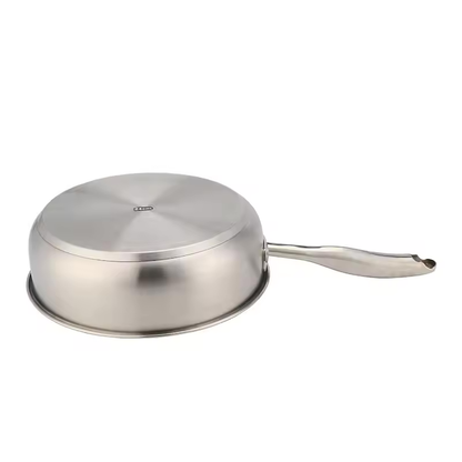 High Quality 12 Pc Stainless Steel Cooking Pot with Three Layer Bottom