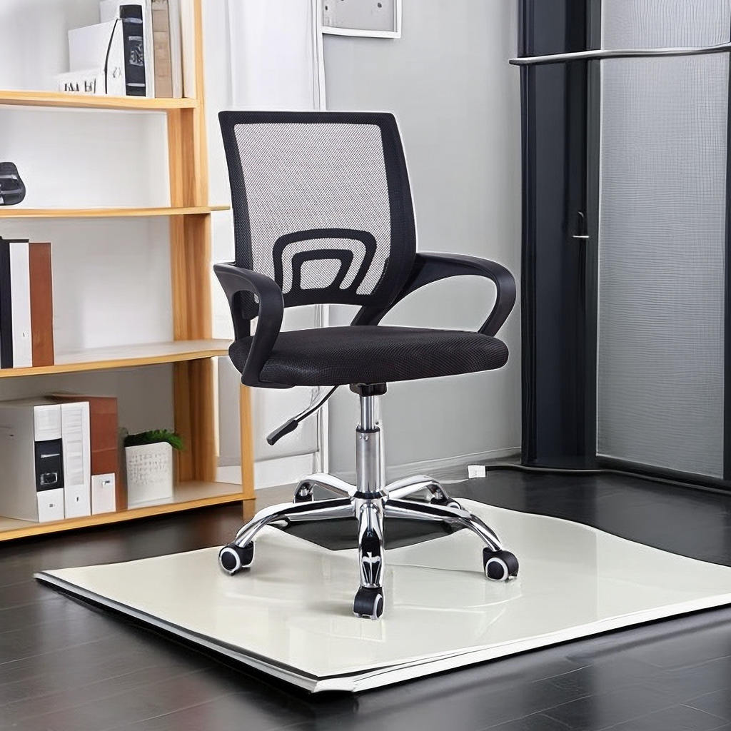 Ergonomic Fabric Mesh Office Chair  | Adjustable Swivel Chair with Lumbar Support