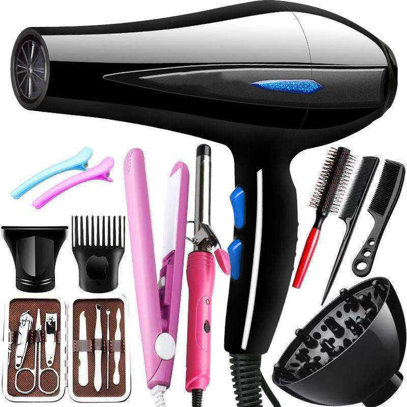 12 Pcs Professional Salon Barber Styling Tools | 220V Hair Dryer with Accessories | 1200 Motor Power