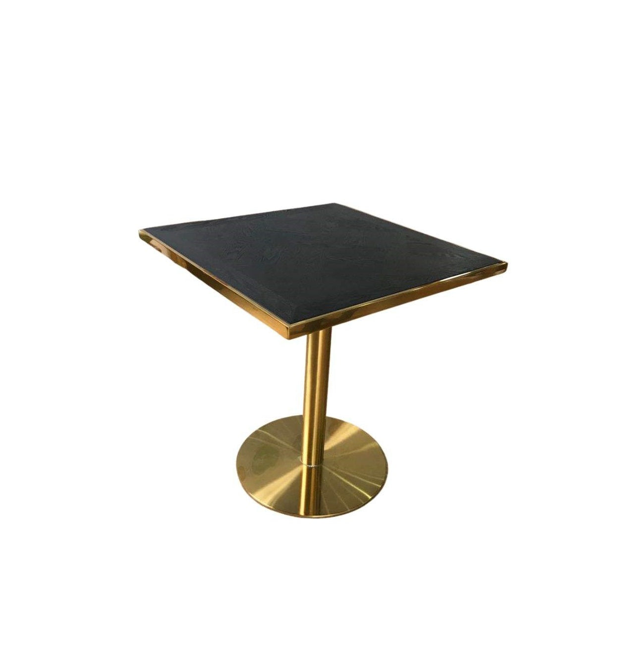 Nordic Dining Table | Modern Square Marble Top Golden Coffee Table | Luxury Design Life Luxury Dining Table Countertop Simple Cafe Dining Table