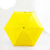 High Quality Manual Open Five Folding Mini Capsule Umbrella | Compact Capsule Umbrella for UV Protection