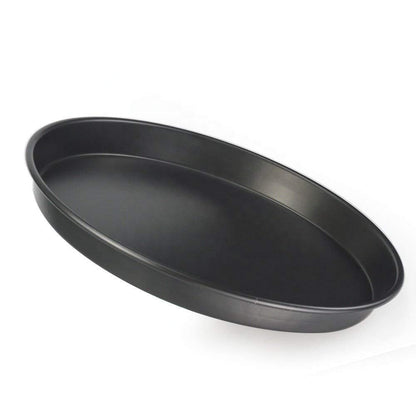 3Piece NonStick Pizza Pan Set | Carbon Steel | 24cm, 26cm, 28cm | Durable & Easy Handling