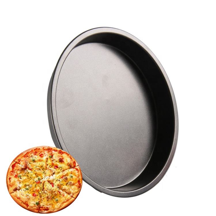 3Piece NonStick Pizza Pan Set | Carbon Steel | 24cm, 26cm, 28cm | Durable & Easy Handling