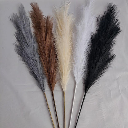 Pampas Grass | Dried Artificial Pampas for Large Decor Arrangements | Fluffy and Full Stems