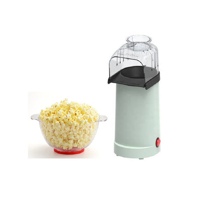 Automatic Mini Popcorn Machine | Electric Hot Air Popcorn Maker for Home Use | Plastic Snack Maker