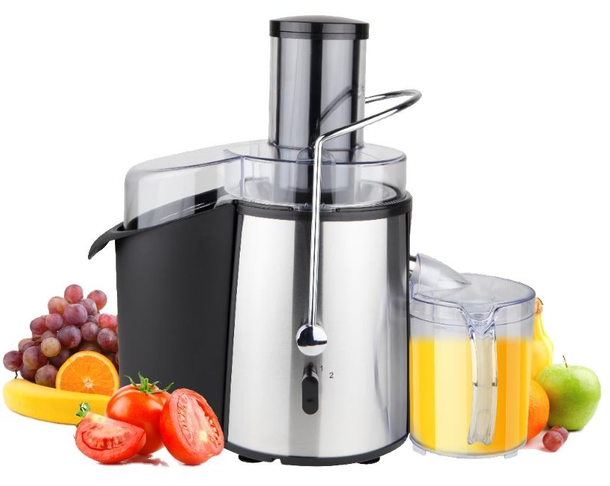 Power Juicer 850W | Stainless Steel Centrifugal Juice Extractor with Large 65mm Feed Chute | High-Speed Juicer for Whole Fruits & Vegetables