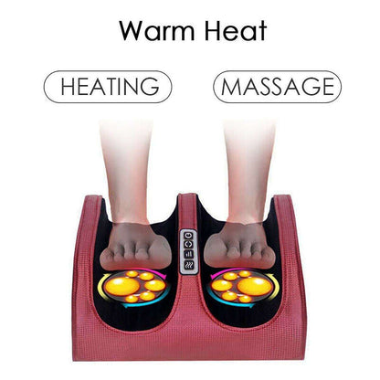 Electric Foot Massager Heater | Full Foot Massage Machine with Airbag and Roller for Ultimate Relaxation