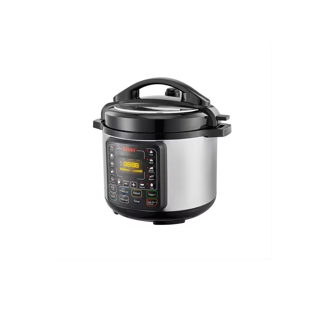 12L Electric Pressure Cooker (1600W) | High Capacity, MultiFunction Cooker for Faster, Energy Efficient Cooking