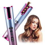 Cordless Hair Curler | Rechargeable, Portable, with Temperature Control