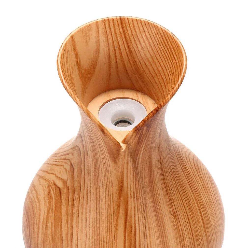 Ultrasonic Aroma Air Humidifier | USB Ultrasonic Aromatherapy Diffuser | 130ml Wood Grain Design