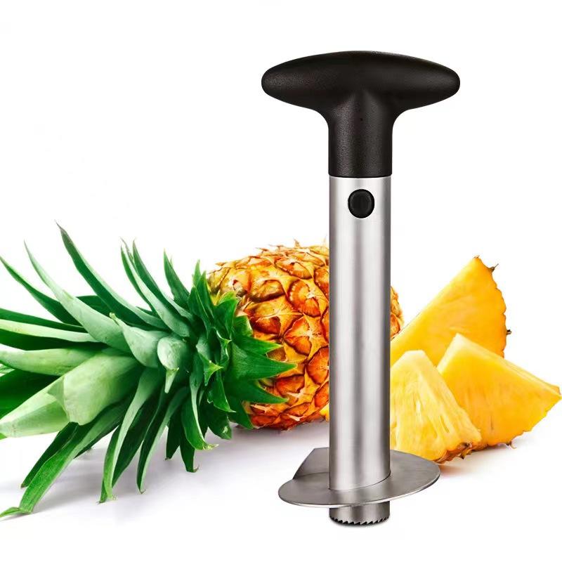 Pineapple Peeler | Stainless Steel Pineapple Corer, Slicer, Cutter with Detachable Handle