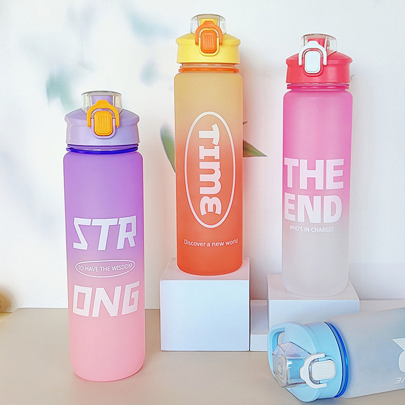 1000ml Fitness Water Bottle  BPA Free, Leak Proof Hydration | Available in Multiple colors