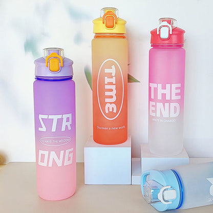 1000ml Fitness Water Bottle  BPA Free, Leak Proof Hydration | Available in Multiple colors