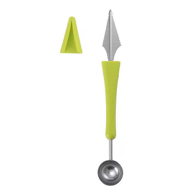 High Quality Stainless Steel DIG Fruit Kit 3in1 | Melon Baller Scoop, Watermelon Cutter, Fruit Carving Tools