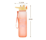 1000ml Fitness Water Bottle  BPA Free, Leak Proof Hydration | Available in Multiple colors