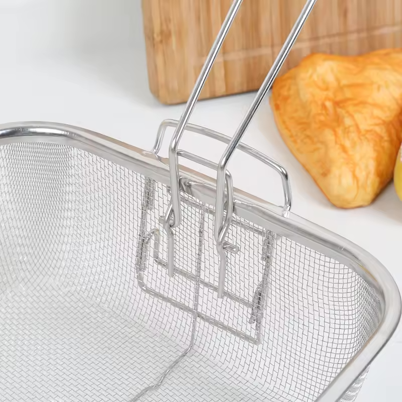 Stainless Steel Mesh Frying Basket