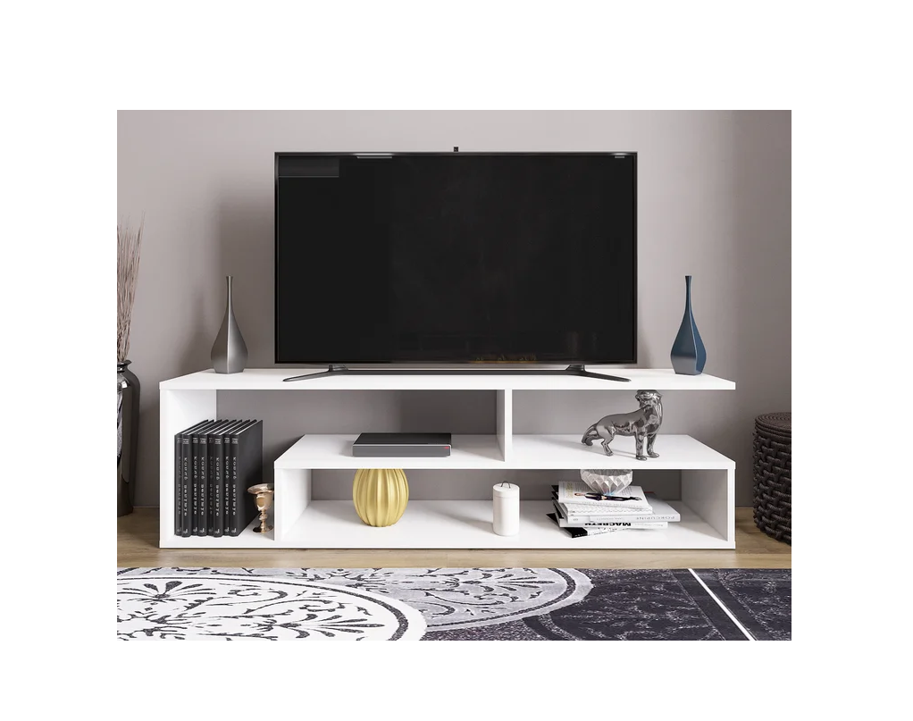 Modern MDF Wood TV Table | Mexico 55″ Entertainment Center | Stylish Media Console Cabinet