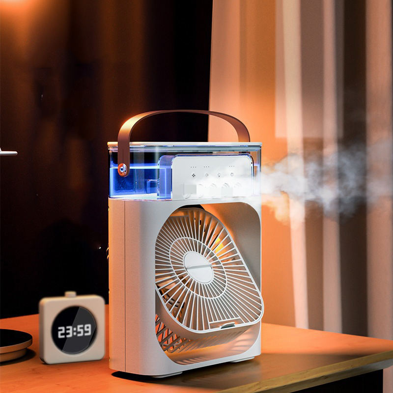 3 in 1 Humidifier Air Cooler Fan | USB Power Supply Desktop Misting Fan