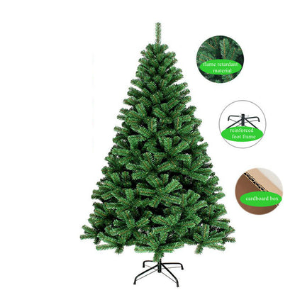 PVC Green Christmas Tree with Metal Tripod Stand | Luxury Cyprus Christmas Tree | Available in 3ft to 7ft Sizes