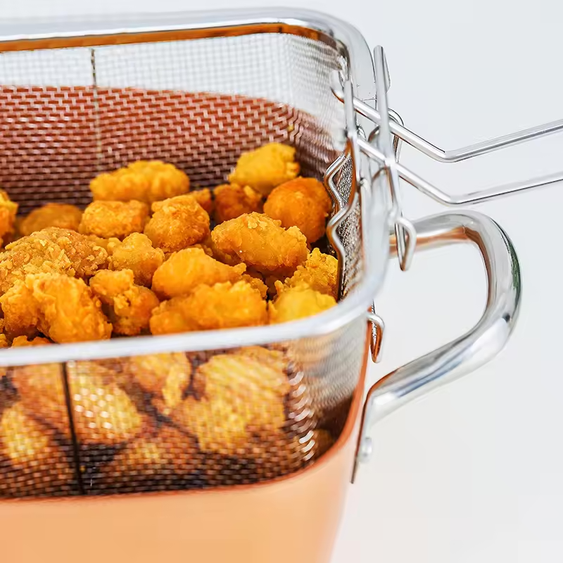 Stainless Steel Mesh Frying Basket