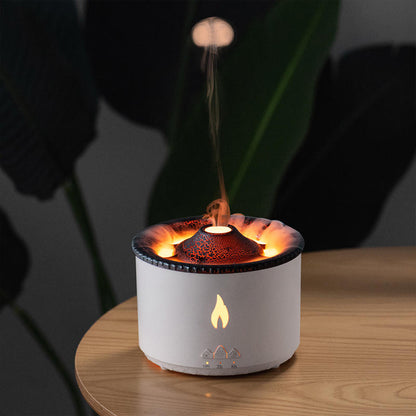 360ml Volcano 3D Flame Ultrasonic Aroma Diffuser | Fragrant Air Humidifier