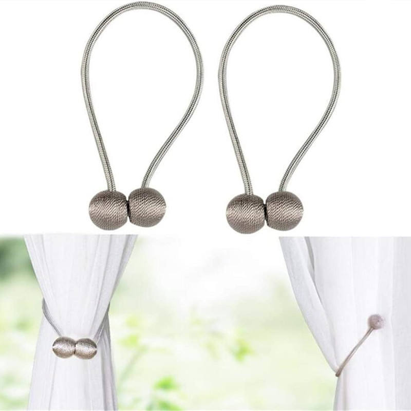 Curtain Tie Backs | White, Gold, Grey