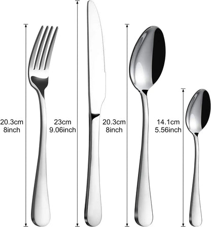 High Quality Vintage Cutlery Sets | 24 Piece Set | Gold and Silver Available