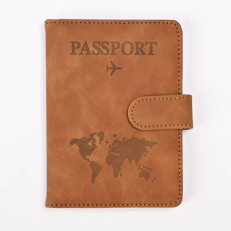 Travel Passport Holder/Card Holder with RFID Protection | 14.8x11cm - Multiple Colors Available