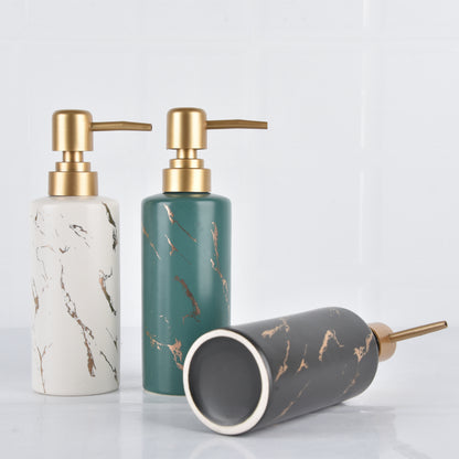 Luxury Marble Design Bathroom Ceramic Handwash and Liquid Soap Dispenser | 500ml Capacity Soap Dispenser