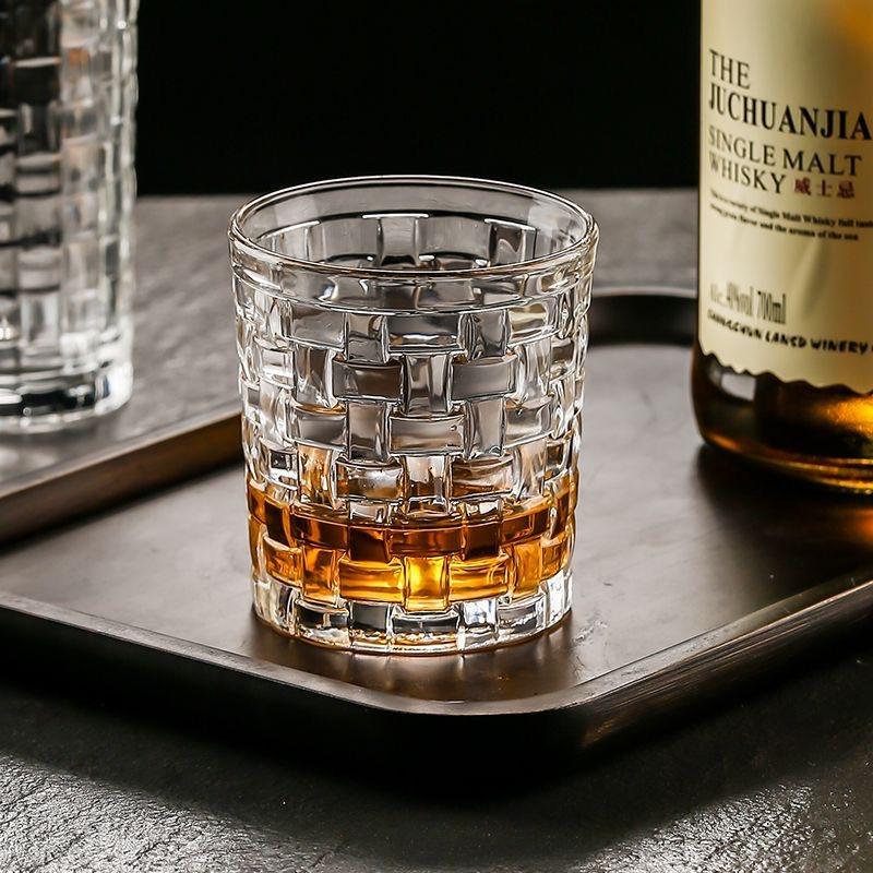 6pcs Meron Medium Whiskey Glass | 250ml | Hard Glass |  Glasses Brandy Vodka Liquor Whiskey Drinking Glasses