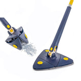 Long Handle Triangular Twist Mop