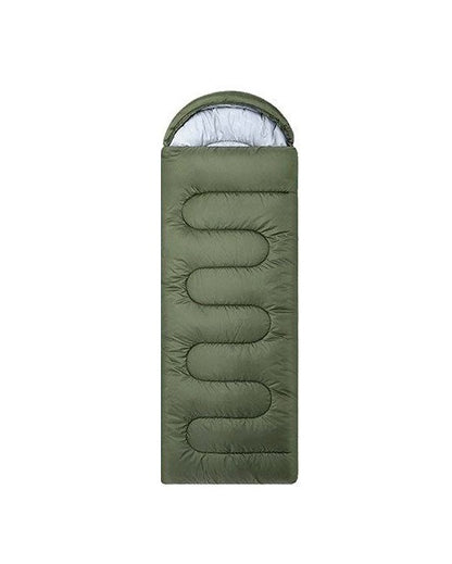 High Quality Portable Foldable Cotton Camping Sleeping Mat Bag | 20~10 Degree Envelope Style | Waterproof, Thick Outdoor Camping Mats Sports, Camping, Hiking | Available in Green, Red, Blue | 210cm x 75cm