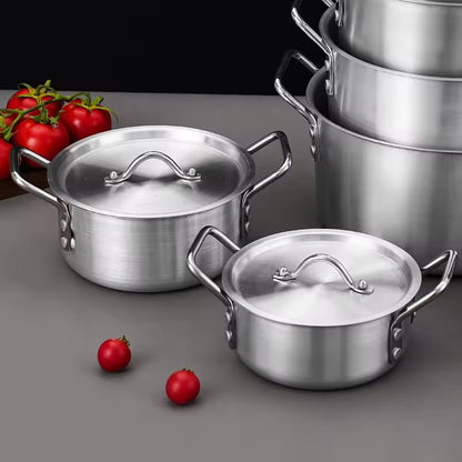 Stainless Steel Kadai Set | 4 Piece Cooking & Serving Set | Durable and Versatile