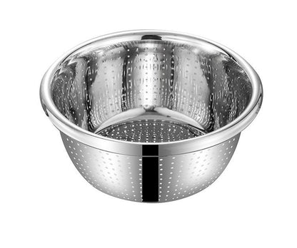 Xifa Stainless Steel Colander | Rust-Resistant Drain & Strainer in 28cm & 30cm | Versatile Kitchen Essential