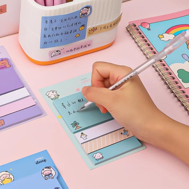 Creative Paper Sticky Notes | Memo Pads for Office & School | Adhesive Notepad Stickers