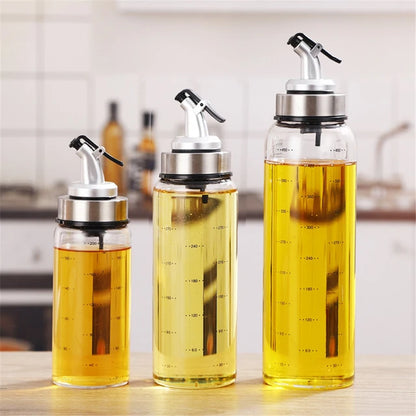 Oil Vinegar Bottle / Leak-Proof Gravy Boat Pourer Dispenser