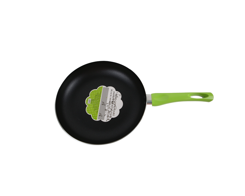 Sundabest Nonstick Fry Pan | Omelette & Chef Pan | Durable Cookware in 22cm, 24cm, and 26cm Sizes | Red, Green, Blue