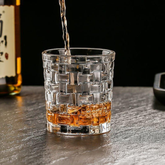 6pcs Meron Medium Whiskey Glass | 250ml | Hard Glass |  Glasses Brandy Vodka Liquor Whiskey Drinking Glasses