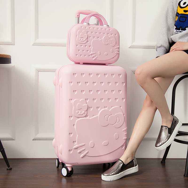 2in1 Travel Suitcase with Cosmetic Bag | Trolley Luggage with 360° Mute Caster Wheels, ABS+PC Material (28")