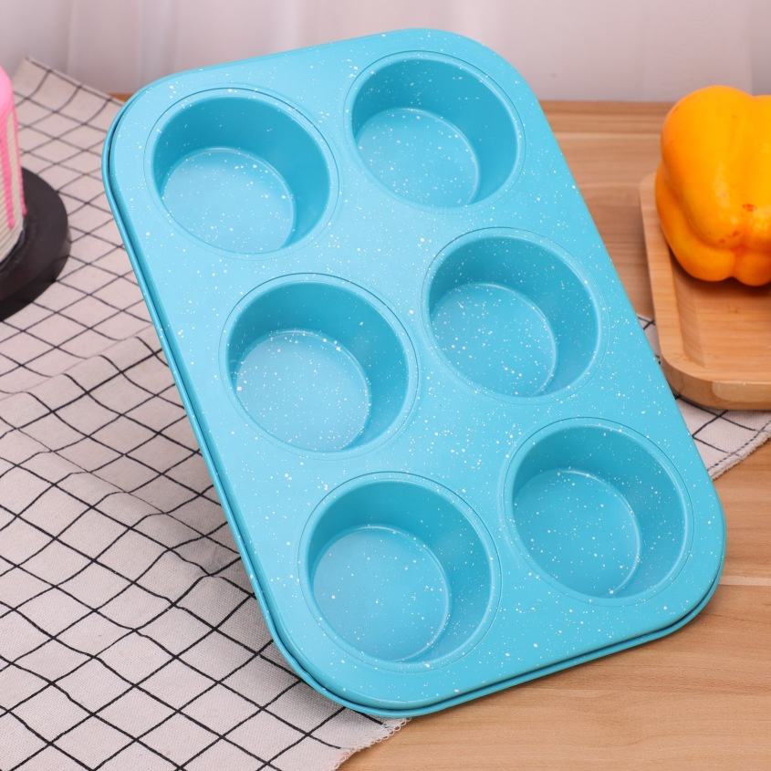 Heavy Duty Cupcake Tray | Mini Muffin Baking Pan | Carbon Steel, Dishwasher Safe | 12 Hole & 6 Hole Options