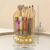 Mulfunctional Rotatable Makeup Brush Bucket Storage Box | Portable Multifunction Dust Proof Large Capacity Desktop Organizer | Lipstick Storage