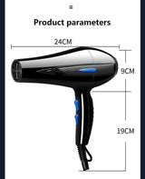 12 Pcs Professional Salon Barber Styling Tools | 220V Hair Dryer with Accessories | 1200 Motor Power