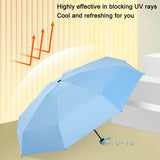 Nordic Style Mini Travel Portable Folding Umbrella | Super Tiny UV Protection Pocket Umbrella