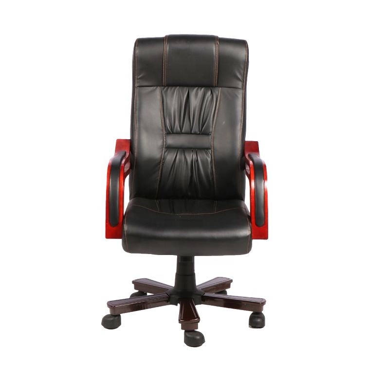 Comfortable PU Leather Boss Chair | High Back Executive Meeting Chair | Swivel Office Furniture