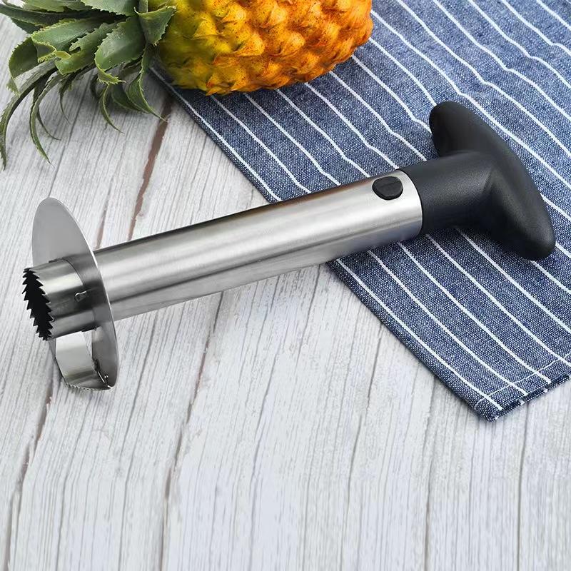 Pineapple Peeler | Stainless Steel Pineapple Corer, Slicer, Cutter with Detachable Handle