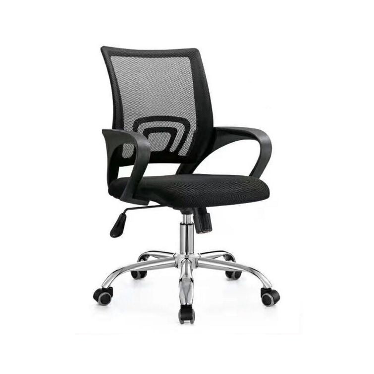 Ergonomic Fabric Mesh Office Chair  | Adjustable Swivel Chair with Lumbar Support