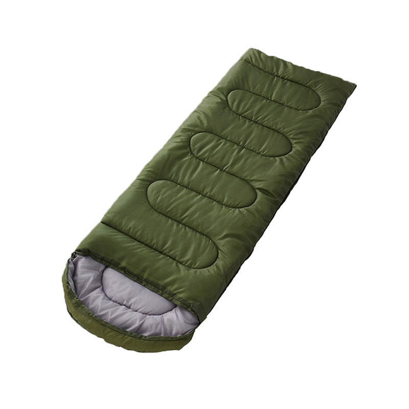 High Quality Portable Foldable Cotton Camping Sleeping Mat Bag | 20~10 Degree Envelope Style | Waterproof, Thick Outdoor Camping Mats Sports, Camping, Hiking | Available in Green, Red, Blue | 210cm x 75cm