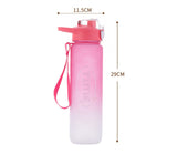 1000ml Fitness Water Bottle  BPA Free, Leak Proof Hydration | Available in Multiple colors