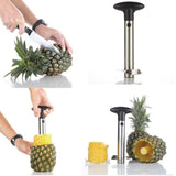 Pineapple Peeler | Stainless Steel Pineapple Corer, Slicer, Cutter with Detachable Handle